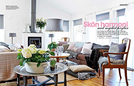 Bild på Artikel om inredning i Drömhem & Trädgård nr 4 2013