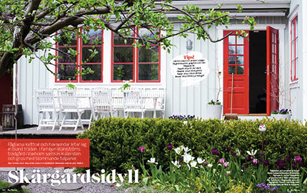 Trädgårdsartikel i Fixa vår 2013 - Familjen Whalströms trädgård i Vaxholm