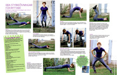 Artikel om Styrketräning i Häst & Ryttare nr 9 2006